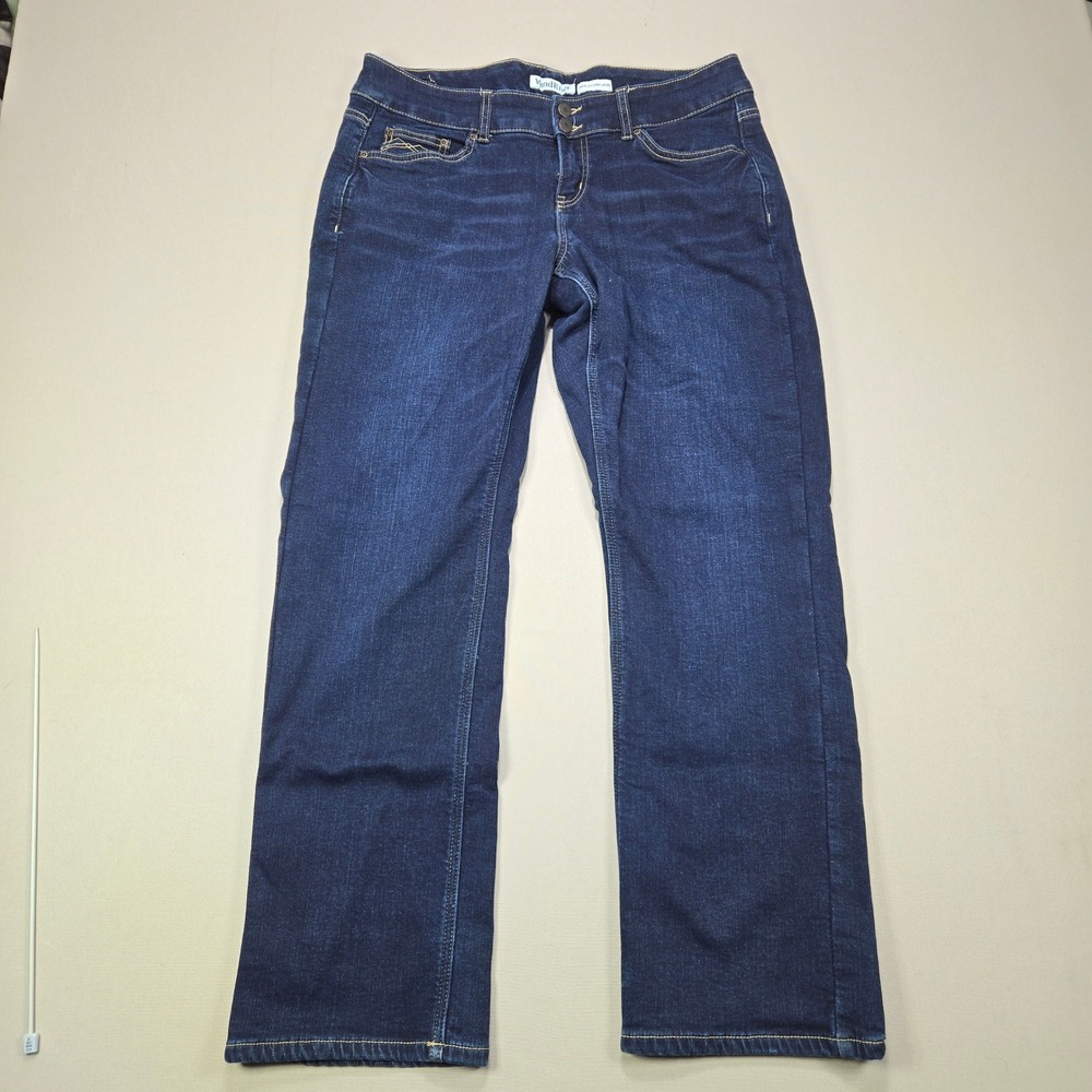Wind River Curvy Fit Lined Dark Wash‎ Straight Leg Jeans Women Size 12x30
